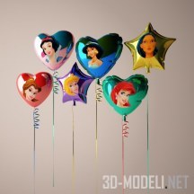 3d-модель Шары с принцессами