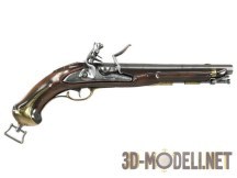 3d-модель Винтажный пистолет
