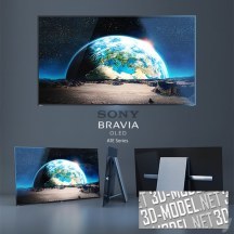 3d-модель Телевизор Sony A1 OLED