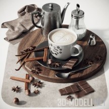 Набор с шоколадом и ванилью
