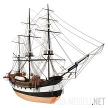 3d-модель Парусное судно Beagle