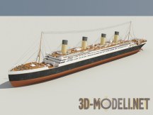 3d-модель Титаник