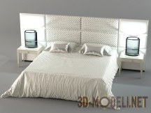 3d-модель Двуспальная кровать Regent Fendi Casa