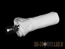 3d-модель Белый зонт