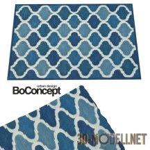 3d-модель Синий ковер от BoConcept