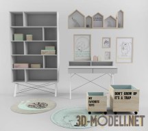 3d-модель Мебель Minko и аксессуары Bloomingville