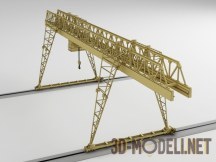 3d-модель Мостовой кран