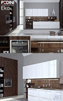 3d-модель Кухня Pedini Eko set3
