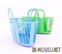 3d-модель Пластиковые корзинки