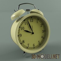 3d-модель Классический будильник