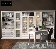 3d-модель Книжный шкаф Selva Mirabeau