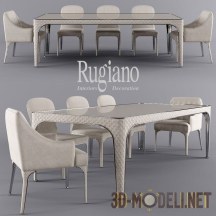 3d-модель Набор изящной мебели от Rugiano