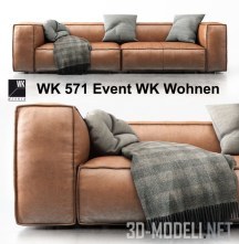 3d-модель Модульный диван WK 571 Event WK Wohnen