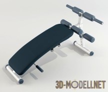 3d-модель Набор скамеек для пресса и ног