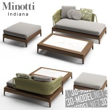 Комплект мебели Indiana от Minotti