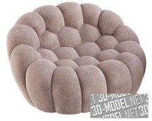 3d-модель Серия мягкой мебели Bubble от Roche Bobois