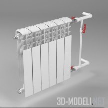 3d-модель Радиатор отопления биметаллический