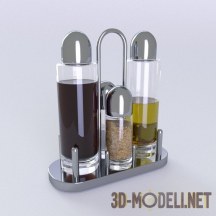 3d-модель Набор для масла и уксуса от Alessi