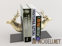 3d-модель Полка с головами оленей