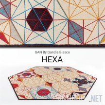 3d-модель Ковер Hexa от GAN By Gandia Blasco