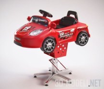 3d-модель Детское кресло-машина