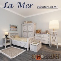 3d-модель Детская La Mer в стиле Прованс