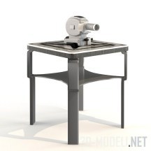 3d-модель Проектор на столике