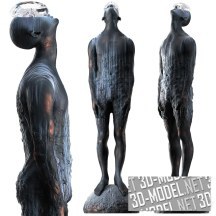 3d-модель Скульптура Rain от Nazar Bilyk