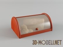 3d-модель Стандартная деревянная хлебница
