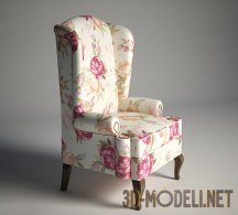 3d-модель Английское кресло Bohemia Coral HoReCa