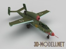 3d-модель Истребитель Henkel He-162 Salamander
