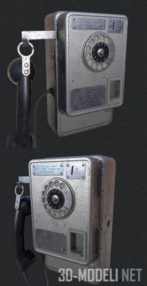 3d-модель Телефон-автомат АМТ-47
