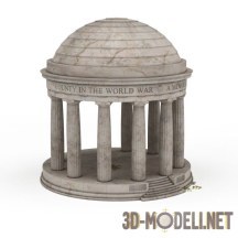 3d-модель Павильон-мемориал