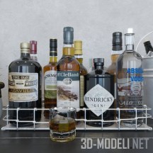 3d-модель Набор крепких напитков
