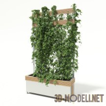 3d-модель Стойка с вьющейся зеленью