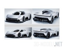 3d-модель Спорткар Stratus Concept