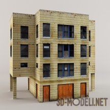 House T low-poly