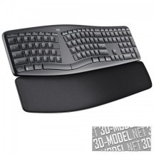 3d-модель Беспроводная клавиатура Ergo K860 от Logitech