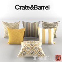 Цветные подушки от Crate&Barrel
