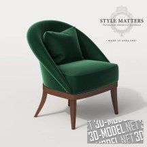 3d-модель Кресло Kim от Stylematters