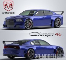 3d-модель Автомобиль Dodge Charger 2012 Restyling