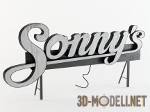 3d-модель Вывеска с объемными буквами