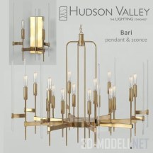 3d-модель Люстра и бра Hudson Valley Bari