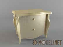 3d-модель Прикроватная тумбочка в итальянском стиле