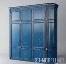 3d-модель Угловой синий шкаф