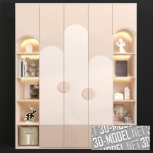 3d-модель Шкаф для детской комнаты