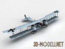 3d-модель Бомбардировщик Gotha G.IV