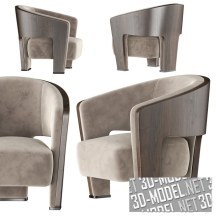 3d-модель Кресло CHLOE от Marelli