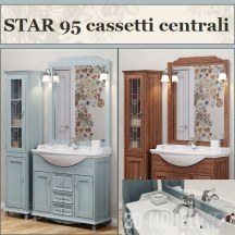 Мебель для ванной STAR 95 cassetti centrali