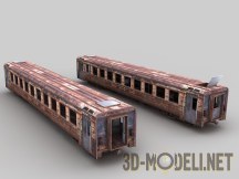 3d-модель Старый советский вагон метро